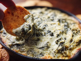 Creamy Jalapeño Loaded Spinach Artichoke Dip