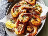 Crispy Grilled Shrimp with Zesty Lemon Butter Sauce Recipe