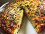Crustless Egg White Quiche with Spinach and Feta
