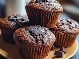 Double Chocolate Chunk Muffins Recipe