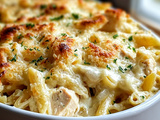 Garlic Parmesan Chicken Pasta Bake Recipe for Creamy Comfort