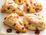 Glazed Cranberry Orange Scones