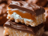 Homemade Twix Bars Recipe With Caramel And Crunchy Cookie Layers
