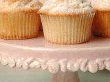 Lemon Angel Food Cupcakes with Light Citrus Frosting Recipe