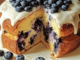 Lemon Blueberry Buttermilk Cake Recipe for Moist Flavorful Dessert