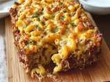 Macaroni and Cheese Meatloaf Casserole