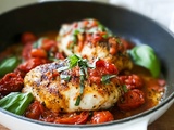 Mozzarella Stuffed Chicken Pomodoro