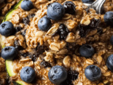One Pan Blueberry Baked Oatmeal: Vegan gf Recipe with Zucchini