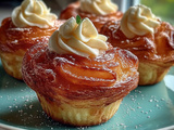 Peach Pie Cruffins Recipe With Flaky Layers and Sweet Fruit Filling