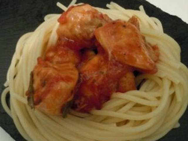 Recettes de Sauté de porc à la tomate de Cooking Fée