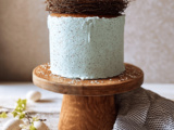 Vanilla Malt Cake with Creamy Robin’s Egg Buttercream Frosting