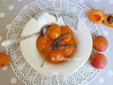 Abricots au sirop de lavande