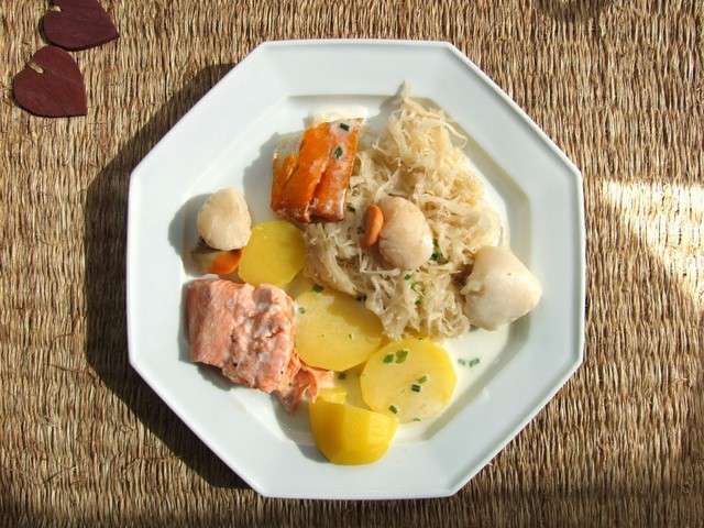 Recettes de Choucroute de la mer de Cooking Julia