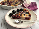 Clafoutis léger aux cerises noires
