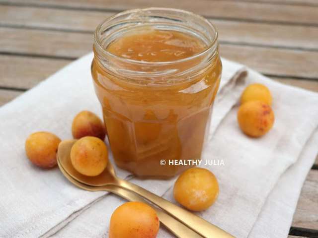 Compote de pommes et abricots allégée en sucre Bio - CHARLES ET