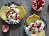 Coupe de yaourt aux fruits tropicaux