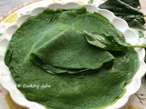 Crêpes aux épinards