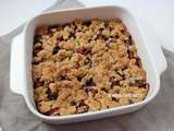 Crumble figues-amande