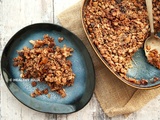 Crumble protéiné banane et chocolat