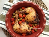 Cuisses de poulet rôties à la marocaine