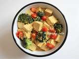 Curry de tofu au brocoli