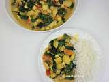 Curry de tofu fumé aux légumes