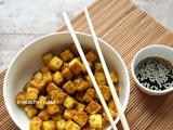 Dés de tofu rôtis aux épices