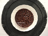 Fondant au chocolat, lentilles et banane