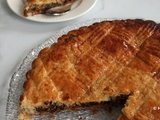 Galette des rois au pralin et pépites de chocolat