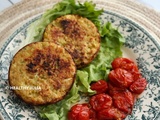 Galettes de boulgour et tomates rôties