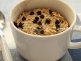 Mug oats aux pépites de chocolat