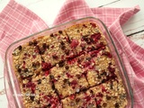 One pan baked oatmeal framboises-chocolat