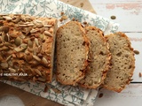Pain semi-complet au levain et graines (sans pétrissage)