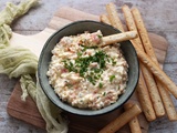 Rillettes de truite fumée aux œufs durs