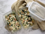 Riz aux crevettes et aux épinards (meal prep)