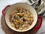 Riz pilaf aux oignons et à l’ail noir d’Ottolenghi