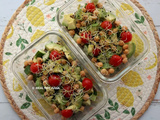 Salade de lentilles aux crudités (meal prep)