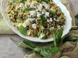 Salade de lentilles et quinoa à la grecque