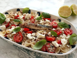 Salade de pâtes aux sardines et à la feta