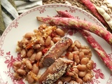 Saucisses de toulouse aux haricots façon cassoulet