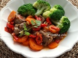 Sauté de veau aux légumes