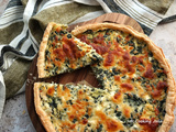 Tarte aux épinards et cœurs d'artichaut