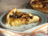 Tarte aux pommes, noisettes et pépites de chocolat