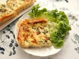 Tarte croustillante aux fromages et fines herbes