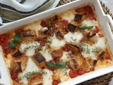 Tomates rôties au pain et mozzarella