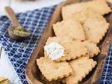 Crackers sans gluten aux graines de sésame
