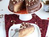 Gâteau de Crêpes Crème de Marrons et Chocolat