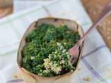 Parmentier de Quinoa aux Epinards au Curry