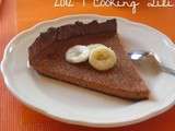 ♥ Tarte Banane Chocolat Caramel sur un fond de tarte sucrée au Chocolat