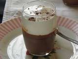 ♥ Verrine de Gourmandise: Chocolat, Caramel au beurre salé & Crème fouettée